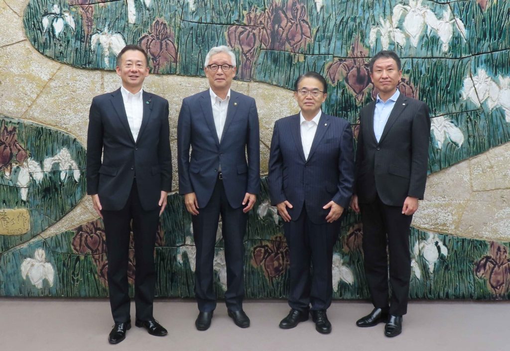 大村知事を訪問/万燈蔵へ！