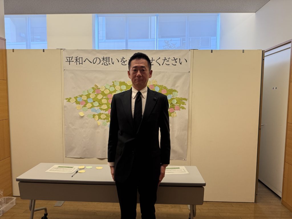 刈谷市戦没者追悼式へ出席