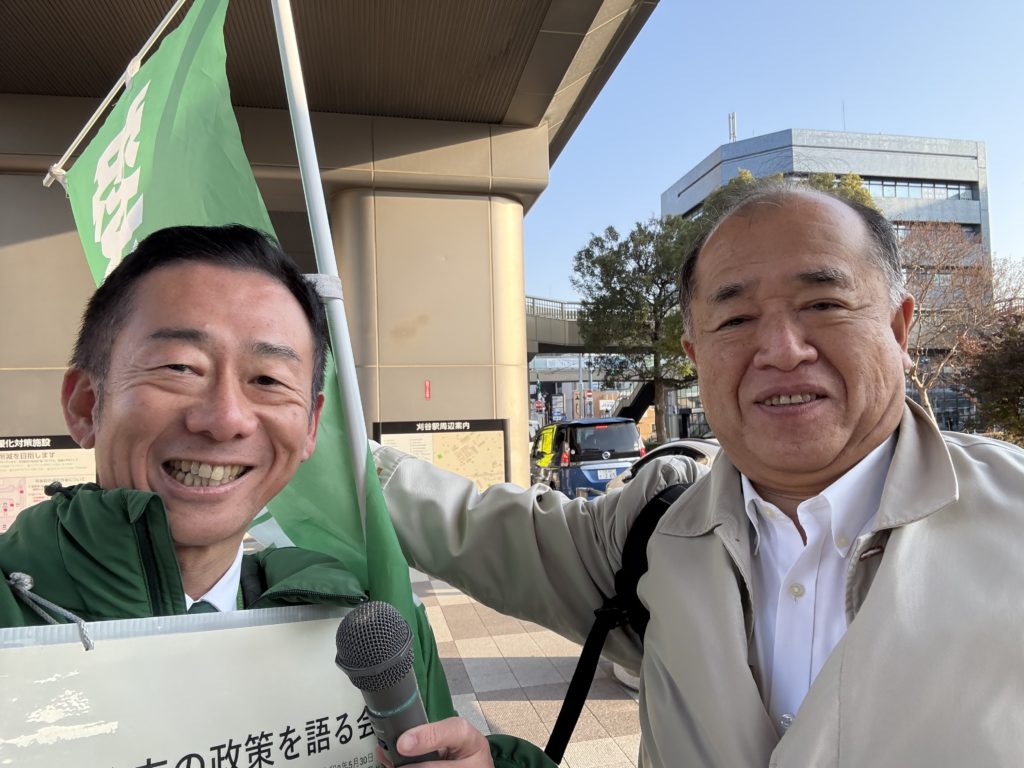 刈谷駅北口で街頭活動！