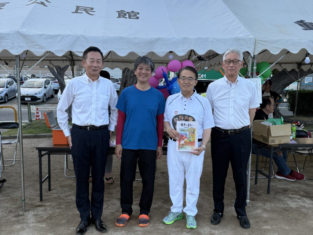 県庁から盆踊り会場へ！