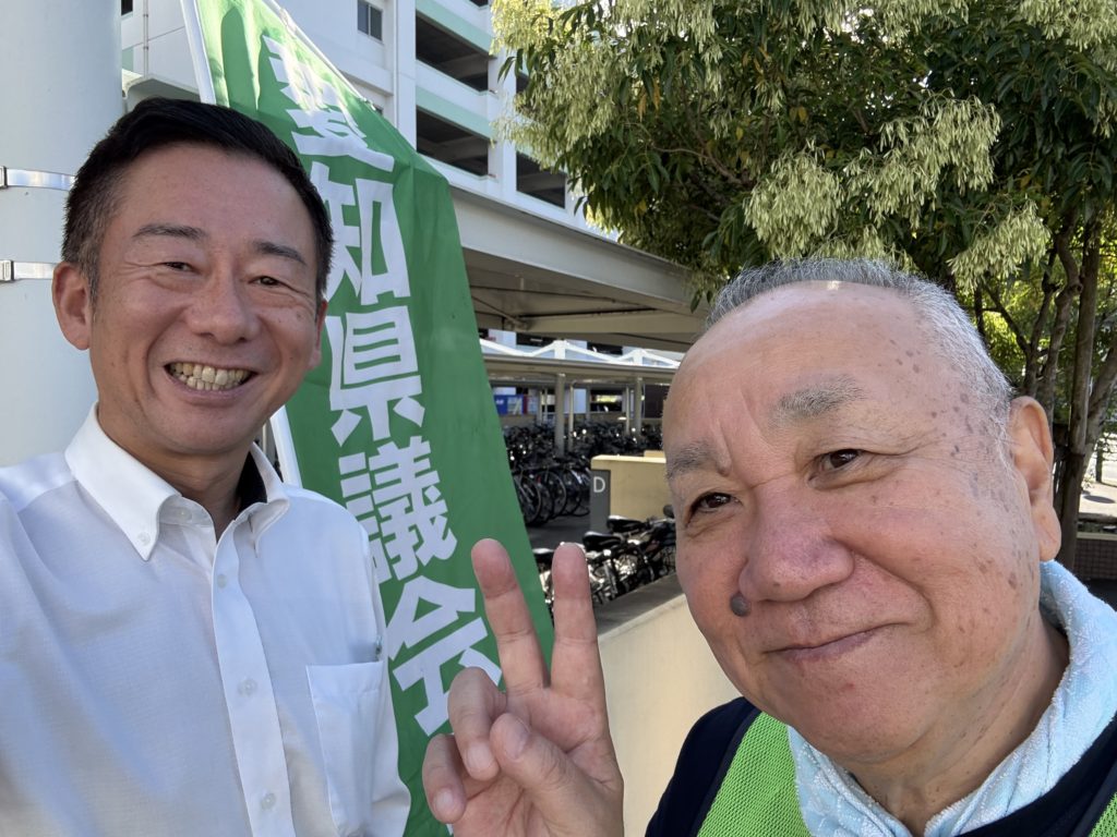 刈谷駅南口で街頭活動！